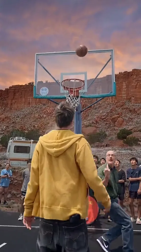 Basketball Middle Finger Dunk basketball middle finger video example